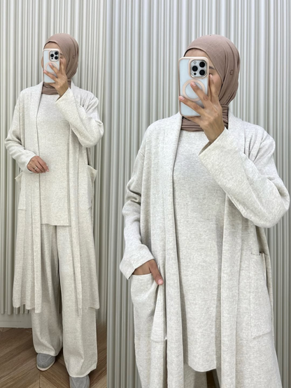 Ensemble Zaynah – 3 Pièces Luxe & Confort