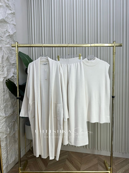 Ensemble Zaynah – 3 Pièces Luxe & Confort